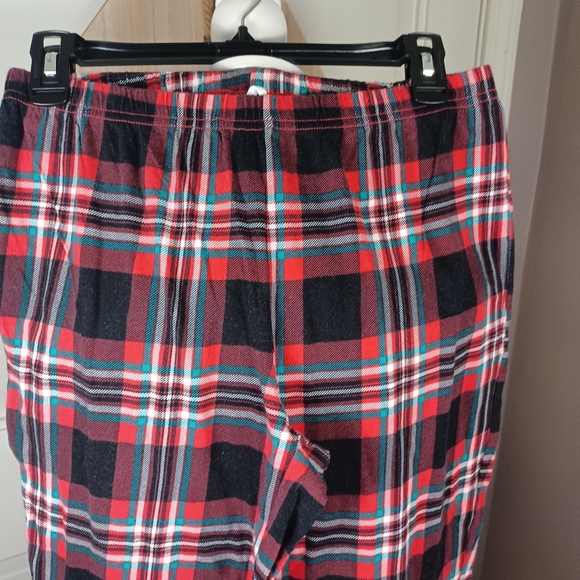 Simple Treasures Christmas Pajama Bottoms/ Sleep Pants Red/Green Plaid Small 4-6 - Picture 2 of 12